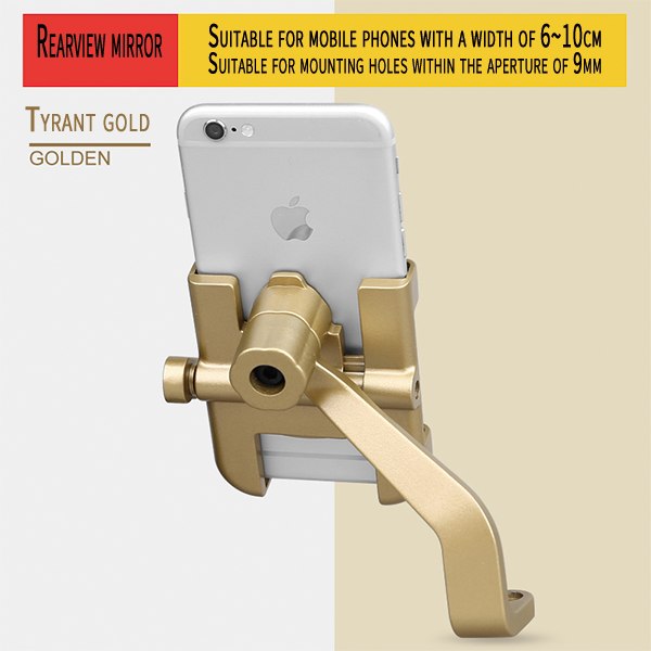 Aluminum Motorcycle Phone Navigation Holder for Bikes
