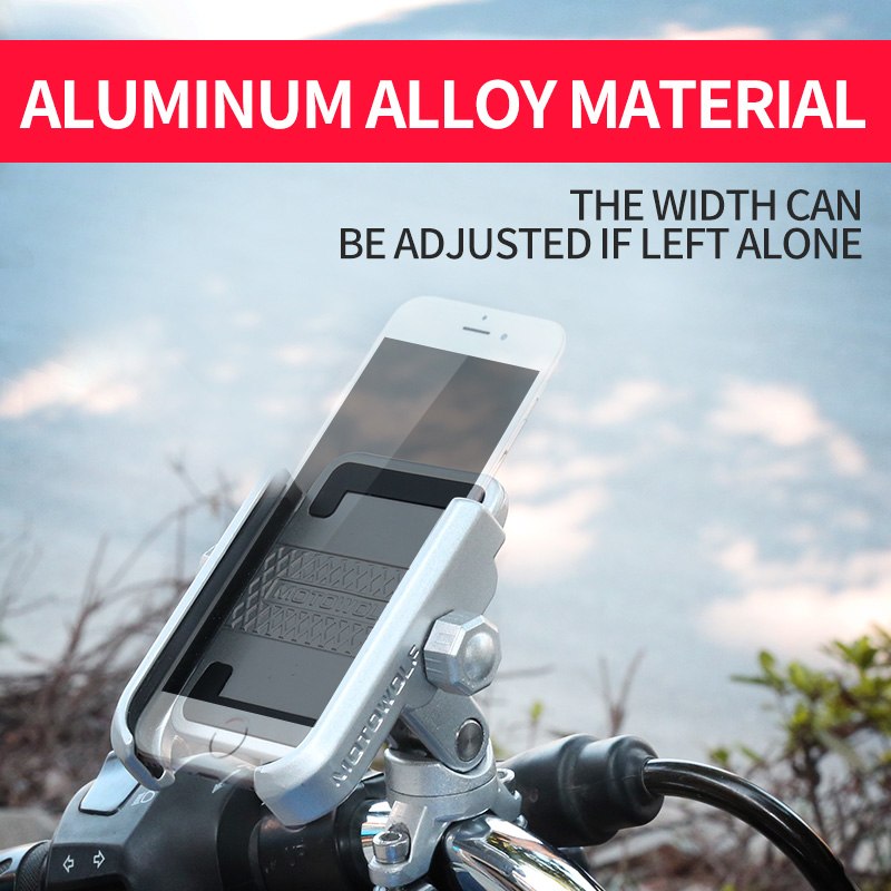 Aluminum Motorcycle Phone Navigation Holder for Bikes