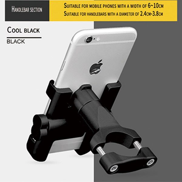 Aluminum Motorcycle Phone Navigation Holder for Bikes